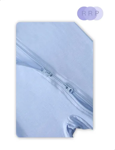 Vista 3 de RRP Pijama unisex de rayón de bambú para bebé, pijama suave para dormir, cierre de cremallera de 2 vías, 0-18 meses