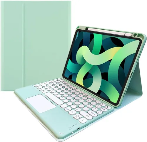Vista 14 de Funda con Teclado para iPad 9ª 8ª 7ª Generación iPad 10.2 pulgadas Touchpad Teclado Desmontable para iPad Air 3ª Generación 10.5"/iPad Pro 10.5