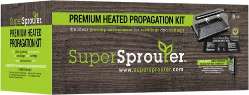 Vista 5 de Super Sprouter estación de propagación con bóveda de 7 pulgadas, Premium Propagation Kit con luz T5
