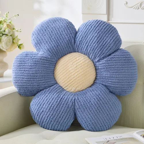 Vista 8 de Almohada de Flores, Almohadas Verde Salvia Lindas Margaritas Almohada Decorativa Cojín de Asiento Decorativo para el Hogar para Cama, Sofá, Sofá