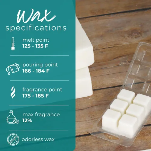 Vista 3 de Direct Candle Supply Losa derretida de 5 libras, cera de soja para hacer velas, cera de soja para derretimientos, cera de fabricación de velas a