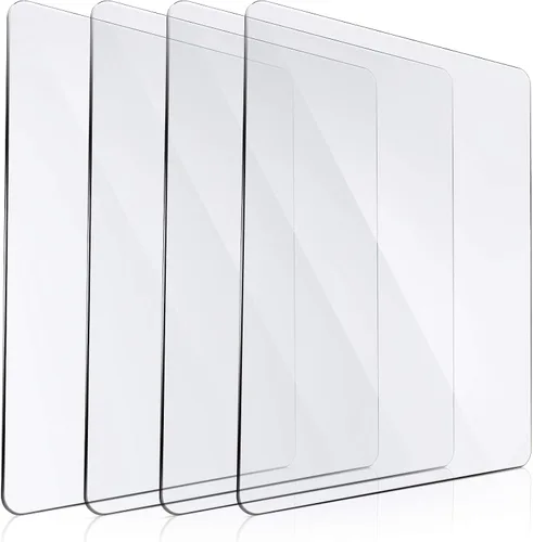 Vista 9 de Blulu Almohadillas de Corte de Acrílico Transparente con Placas de Corte para Repujado para Manualidades (2 Piezas, 12.5 x 9 Pulgadas)