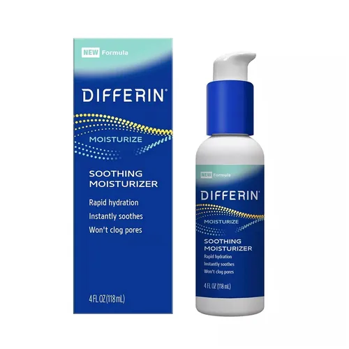 Vista 2 de Differin Hidratante facial calmante, 4 onzas líquidas (2 paquetes)