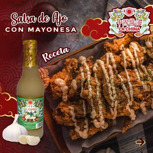 Vista 8 de La China Salsa de Soya y de Ajo – 10.1 fl oz cada una, Importada de Maracaibo, Venezuela/La Maracucha/La China Salsa de Soja y Salsa de Ajo – La