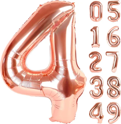 Vista 129 de Globos con números con estampado de vaca, globos de 40 pulgadas del número 0-9 (cero-nueve), globo de vaca para suministros de fiesta de cumpleaños