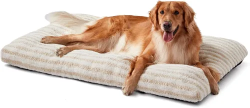 Vista 21 de FURTIME Cama lavable para perros pequeños, camas de lujo para jaulas de perros, cojín cómodo y esponjoso para perrera, alfombrilla antideslizante