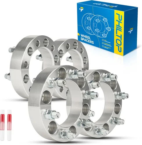 Vista 21 de PHILTOP 4x100 1.25" Espaciadores de rueda para Yaris, 2 piezas de espaciadores de rueda centrados en buje con 54.1mm de diámetro interior del buje
