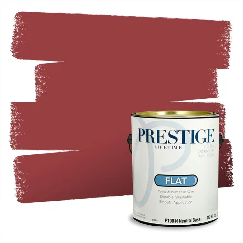 Vista 232 de Prestige Paints Pintura exterior e imprimación en uno, 1 galón, plano, coincidencia comparable de Valspar* Amber Rose*