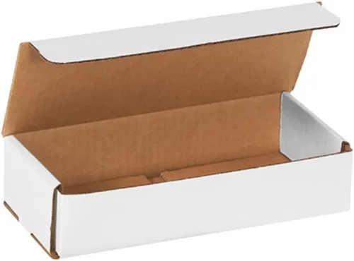 Vista 3 de Secure Seal Cajas de envío – Sobres de 5 x 5 x 3 pulgadas – Embalaje de cartón corrugado plegable blanco para correo, mudanza, almacenamiento