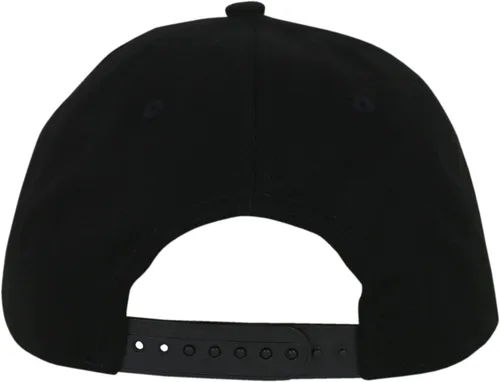 Vista 4 de 5% Nutrition Gorra de camionero Flexfit Snapback negra y roja para hombres y mujeres