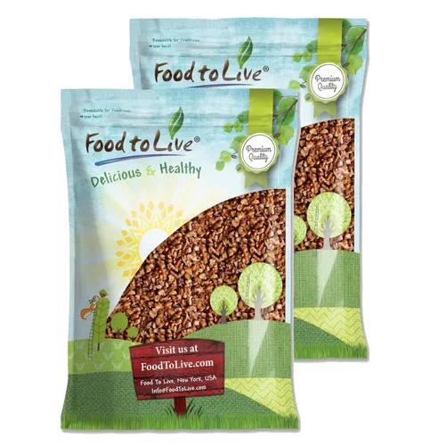 Vista 8 de Nueces tostadas secas, 1 libra - Piezas de nueces sin sal. Bocadillo delicioso y nutritivo. Apto para dieta cetogénica y paleo. Ideal