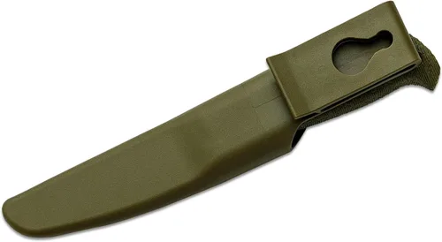 Vista 5 de Cold Steel Finn Hawk 4" Durable Compact German 4116 Steel Fixed Blade Outdoor Bushcraft Game Hunting Utility Knife, 4-1/2" Textured Handle with TPR