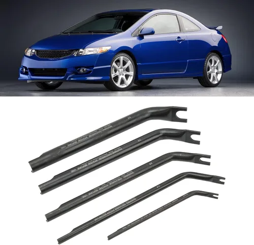 Vista 4 de Juego de herramientas de desconexión de línea de combustible, 5 piezas, juego de herramientas de desconexión de línea de aire de doble extremo