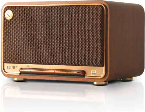 Vista 12 de Edifier Altavoz inalámbrico de mesa D32, audio de alta resolución, LDAC, ALAC, 60 W (RMS), arquitectura acústica 2.1, tiempo de reproducción de 11