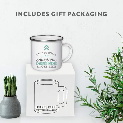 Vista 297 de Andaz Press 11oz. Stainless Steel Campfire Coffee Mug Gift, This is What an Awesome Mentor Looks Like, 1-Pack, Birthday Gift Ideas Coworker Him Her