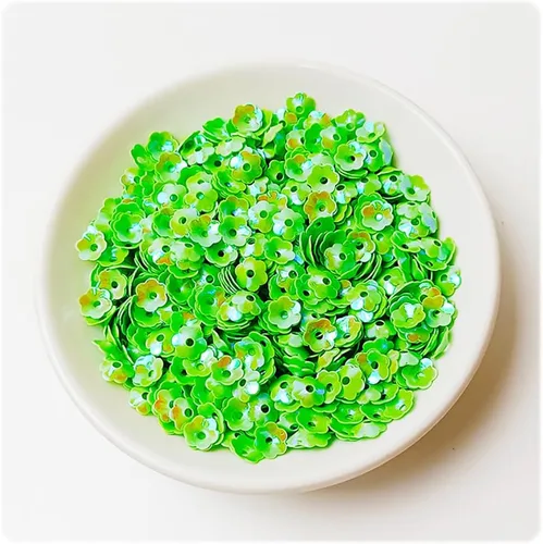 Vista 14 de 1.41 oz Iridescent Loose Sequins,6 mm Cup Spangles Paillettes for Craft,Glitter Flower Sequins with Sewing Kit Supplies for Handmade Wedding Party