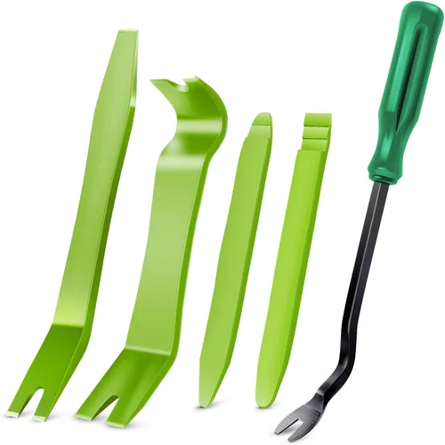 Vista 16 de GOOACC Kit de 5 piezas de herramientas de extracción de molduras de nylon para automóviles, kit de herramientas de extracción sin rayar para panel