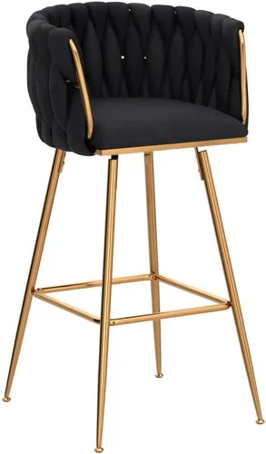 Vista 5 de DUOMAY Juego de 2 taburetes de bar giratorios modernos, taburetes de bar de altura de mostrador de 26 pulgadas, silla de bar de isla de cocina