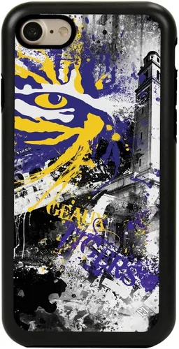 Vista 14 de Guard Dog NCAA - Funda híbrida para iPhone 7/8/SE Paulson Designs, color negro Marea carmesí de Alabama