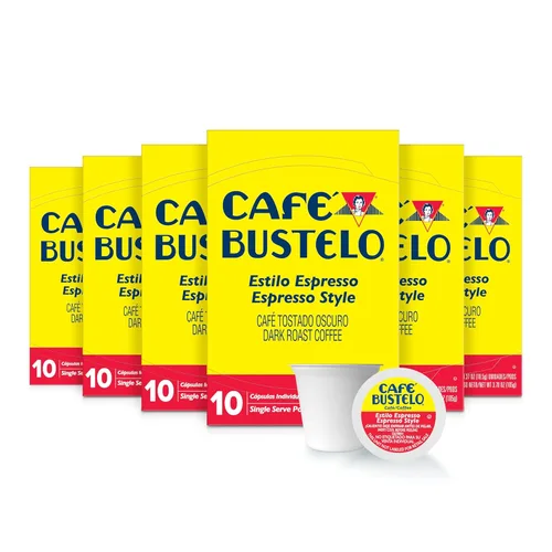 Vista 11 de Café Bustelo Dulce de Leche - Café con sabor artificial, 10 cápsulas K-Cup (paquete de 6)