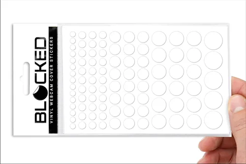 Vista 10 de Cubiertas de vinilo para cámara web/cámara apilables 57 pegatinas con pestañas de baja adherencia para cámara web reutilizables Múltiples