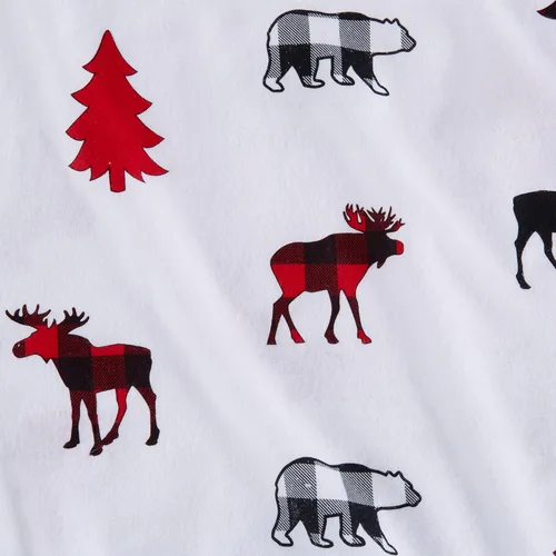 Vista 9 de Great Bay Home Juego de sábanas de franela de algodón turco 100 % con estampado navideño extrasuaves, cálidas y cómodas para el invierno colección