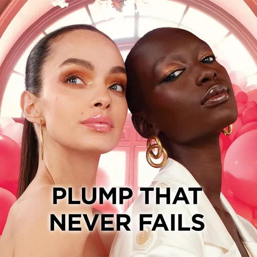 Vista 8 de L'Oréal Paris Infallible Pro Gloss Plump - Brillo labial con ácido hialurónico, brillo voluminizador de larga duración, los labios se ven Blossom