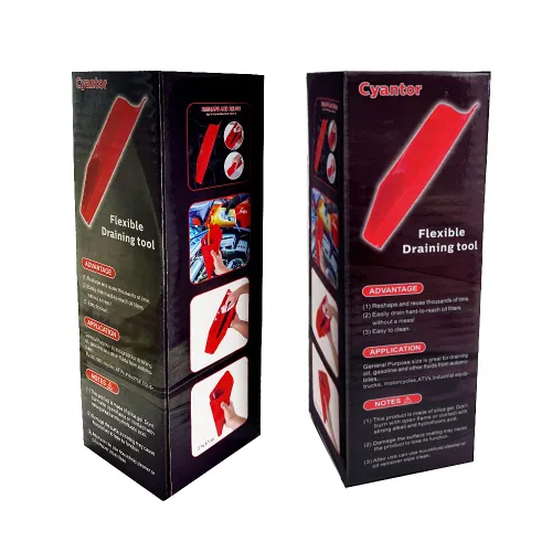 Vista 6 de Cyantor Embudo de herramienta de drenaje de aceite flexible, embudo de filtro de aceite reutilizable, sin derrames, herramienta de drenaje flexible