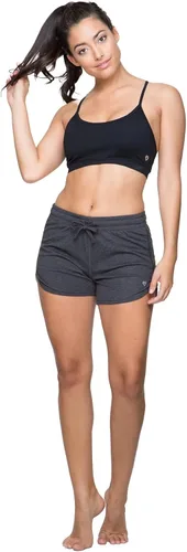 Vista 4 de Colosseum Simone - Pantalones cortos deportivos de mezcla de algodón para mujer, para yoga y correr