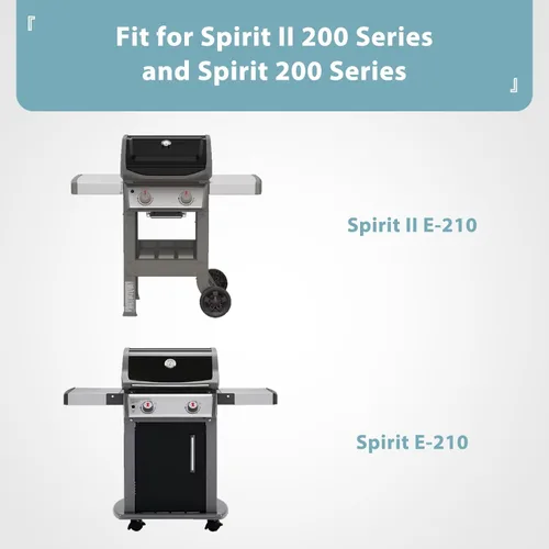 Vista 8 de SHINESTAR Cubierta de parrilla de 48 pulgadas para Weber Spirit II serie 200, 600D resistente al agua, cubiertas de barbacoa de gas para parrilla al