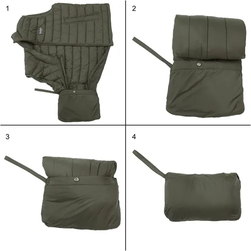 Vista 6 de Rokka&Rolla Chaleco acolchado ligero sin mangas para hombre