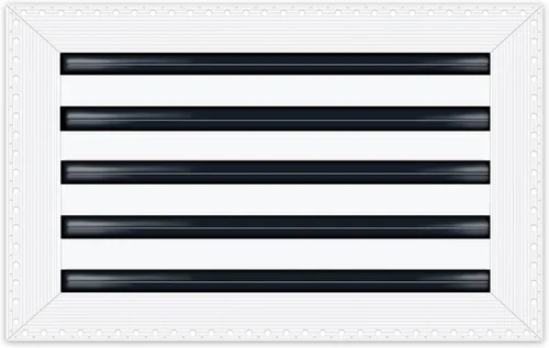 Vista 10 de BUILDMART - Cubierta de ventilación de CA moderna de 12 x 10 - Ventilación de aire blanca decorativa - Difusor de ranura lineal estándar - Rejilla