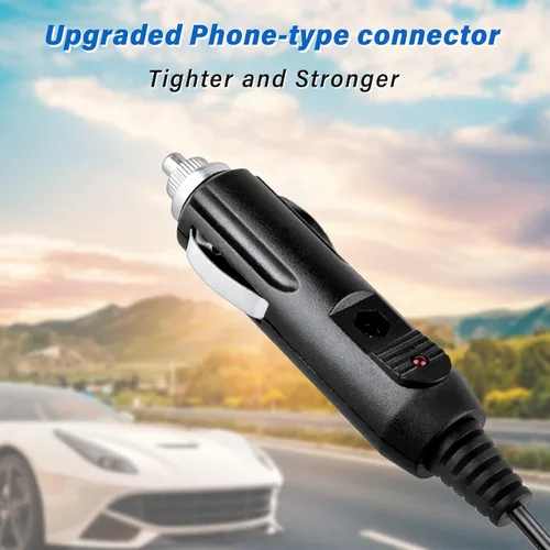 Vista 5 de Cargador de CC para automóvil compatible con Uniden Bearcat Radio Scanner AD70 AD70U AD-70U AD-7019 Power