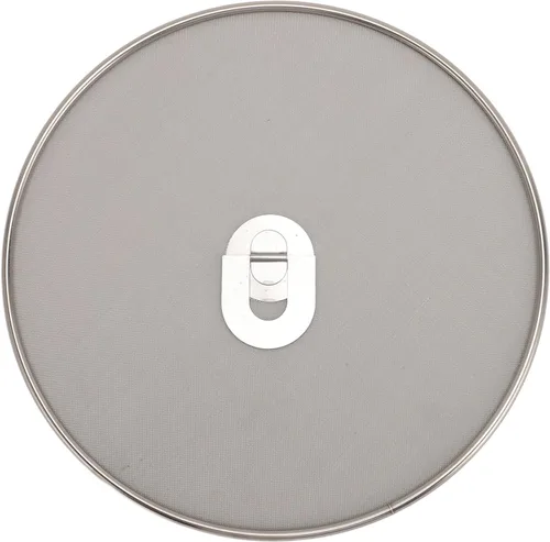 Vista 9 de 3 piezas de pantalla de acero inoxidable para cocina, mango plegable, protección contra salpicaduras de grasa, tapa a prueba de explosiones