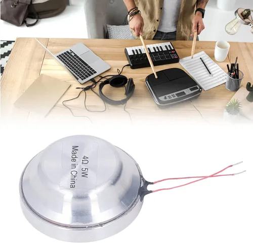 Vista 5 de ViaGasaFamido 35MM Round Resonance Speaker Full Frequency, Strong Bass, Internal Magnetic Wide Application for Electronic Equipment (4 5W)
