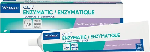 Virbac C.E.T. Pasta de dientes enzimática elimina el mal aliento al eliminar la placa y la acumulación de sarro, la mejor pasta de dientes para el