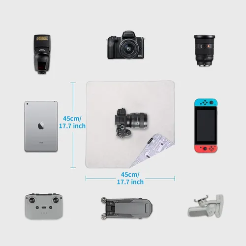 Vista 6 de PGYTECH Funda Protectora, Envoltura de Lente Antiarañazos, Protector de Lente, Paño Autoadhesivo Mágico Protector de Cámara para DSLR/Lente