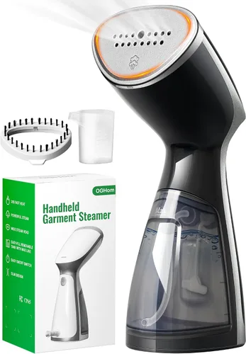 OGHom Vaporizador portátil de mano de viaje para ropa, removedor de arrugas de ropa, vaporizador de tela penetrante fuerte de 1000 W, para el hogar,