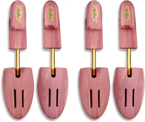 Stratton CEDAR SHOE TREE - Paquete económico para hombres Cultivado en Estados Unidos Gran regalo para hombres