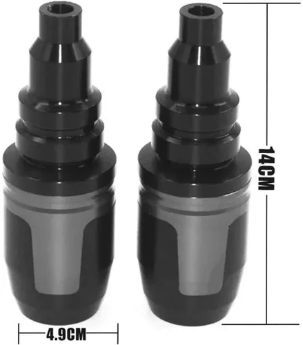 Vista 2 de for Bajaj Dominar 400 Motorcycle CNC Falling Protection Frame Slider Fairing Guard Anti Crash Engine (Color : Black)