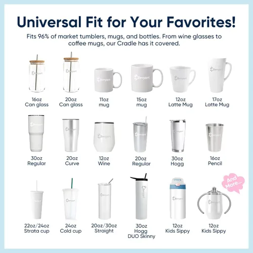 Vista 5 de Cuna de silicona para tazas, cuna para vasos con espátula de fieltro, uso para aplicar calcomanías UV DTF / calcomanías de vinilo para vasos