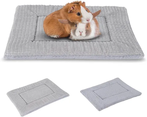 Vista 39 de BVAGSS Almohadilla Reversible para Jaula de Perro, Colchoneta de Cama para Mascotas de Espuma Viscoelástica, Colchón Suave y Cálido Lavable a