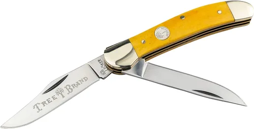 Vista 10 de Boker Copperhead - Cuchillo de bolsillo de 3.75 pulgadas, ciervo auténtico, serie tradicional 2.0, fabricado en Alemania