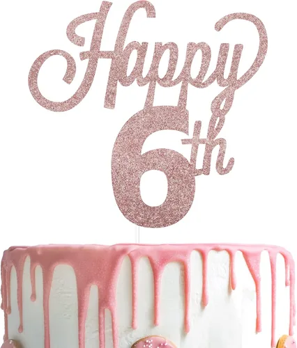 Vista 14 de LINGTEER - Decoración para pastel con texto "Happy Birthday 100", color negro