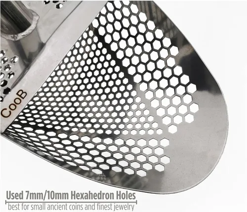 Vista 6 de CooB - Pala de arena para detección de metales, herramienta de detección de metal de acero inoxidable Gran colección de 15 modelos.