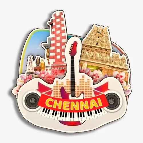 Vista 14 de Hyderabad India - Imán de madera para nevera, colección 3D, madera 3D, hecho a mano, recuerdos de la ciudad, imán para nevera, decoración del hogar