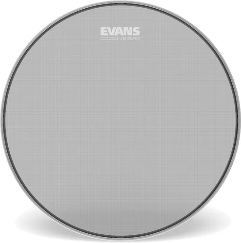 Evans dB Zero Drum Heads - Con malla ShockWeave de una sola capa, cabezal de tambor de bajo volumen, bajo, 18 pulgadas
