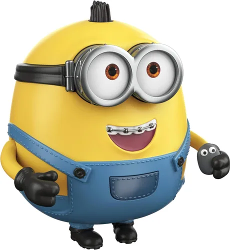 Minions: The Rise of Gru Sing 'N Babble Otto - Figura de acción interactiva, juguete de personaje parlante con 25 sonidos para hablar y reír de 4