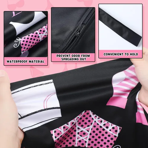 Vista 4 de Shappy 2 piezas de bolsa grande de lavandería para viajes, lavable, impermeable, húmeda y seca, bolsa grande para ropa sucia, para baño