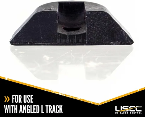 Vista 3 de US Cargo Control Tapas de extremo en ángulo para rieles de rieles en L (4 unidades), tapas de extremo en L que eliminan los bordes afilados